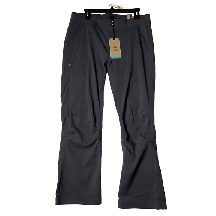 Nice Prana Halle Hiking Pants Short Inseam Pants Women Size 12 Dark Gray Roll Up NWT jbIaJC8fK Hot Sale