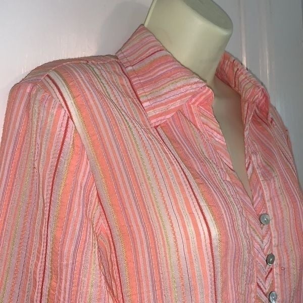 Custom J. H. Collectibles orange striped shirt LO7Okfasn Great