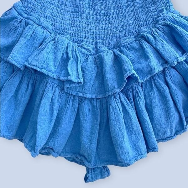 Beautiful BLANCO ruffle mini Skort in Blue Size M isd9HhoOn Online Shop