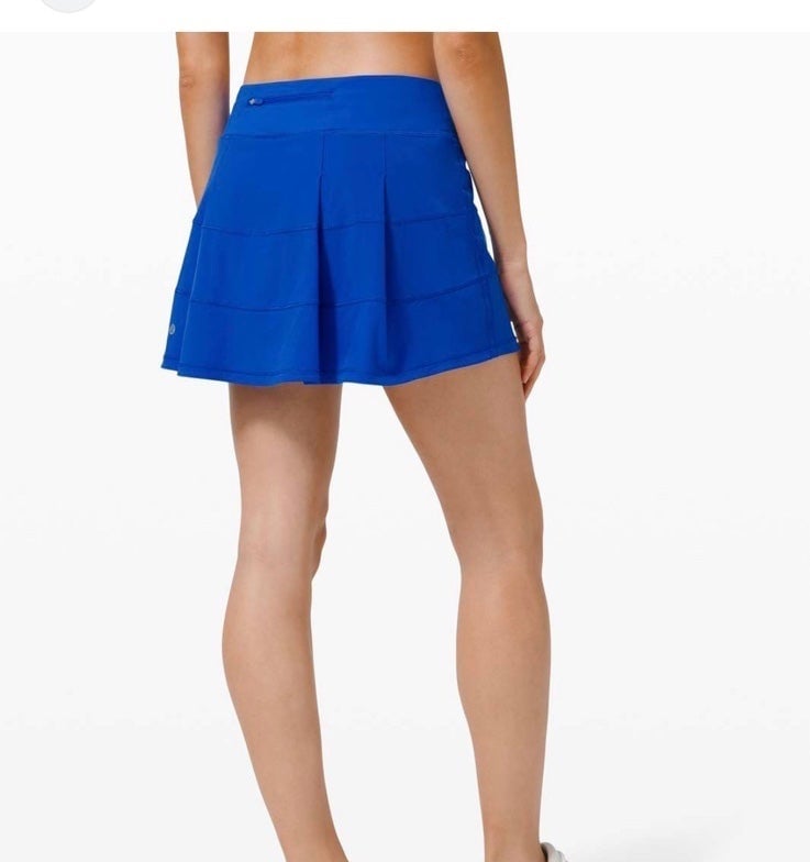 Affordable Lululemon Pace Rival Skirt Cerulean Blue Siz