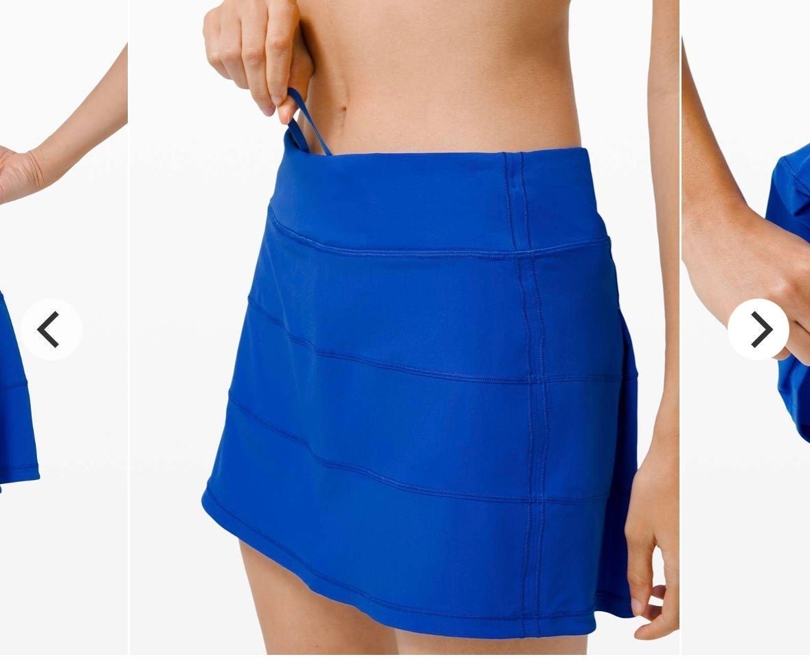Affordable Lululemon Pace Rival Skirt Cerulean Blue Size 6 Tall 15” FgYG28Lgv Wholesale