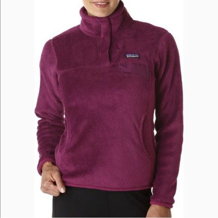 Popular Patagonia Womens Re-Tool Snap-T Fleece Pullover Burgundy Polartech Jacket S h9DDz0P6m outlet online shop