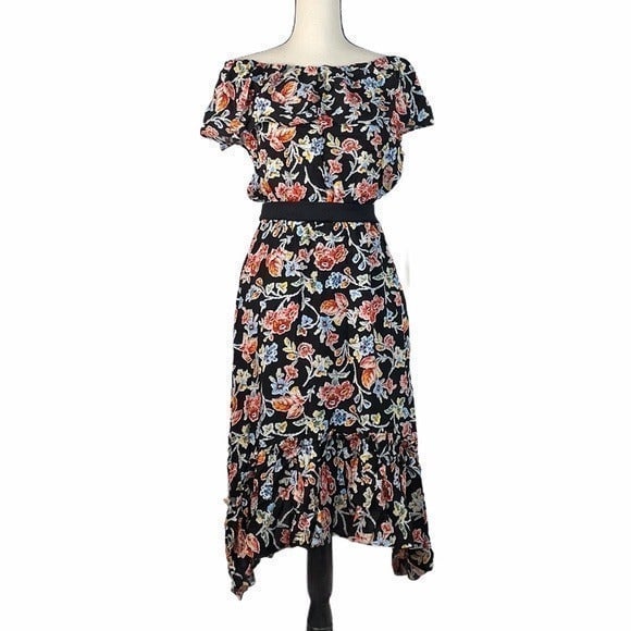 Buy NWT LOVE IN Off The Shoulder Floral Midi Dress fRw2