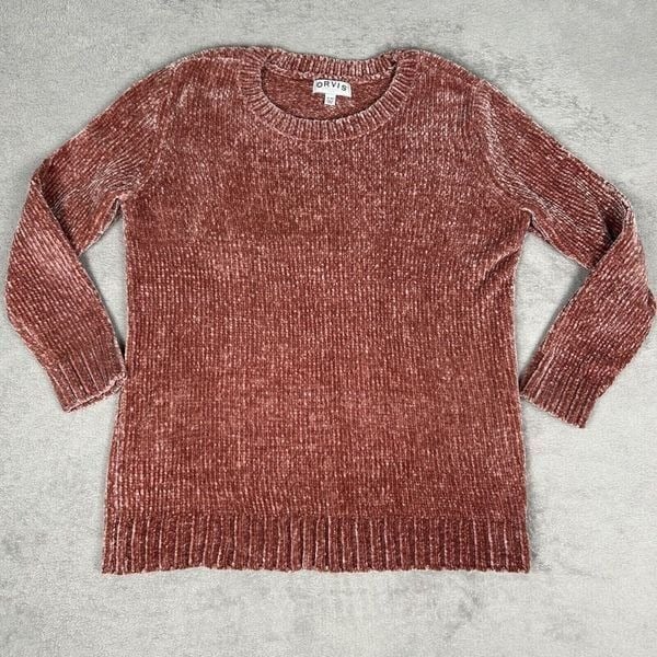 large discount Orvis Chenille Sweater Women’s Size XL 1X Red Pullover Oversized Soft Crew Neck pLMPYjejE Outlet Store
