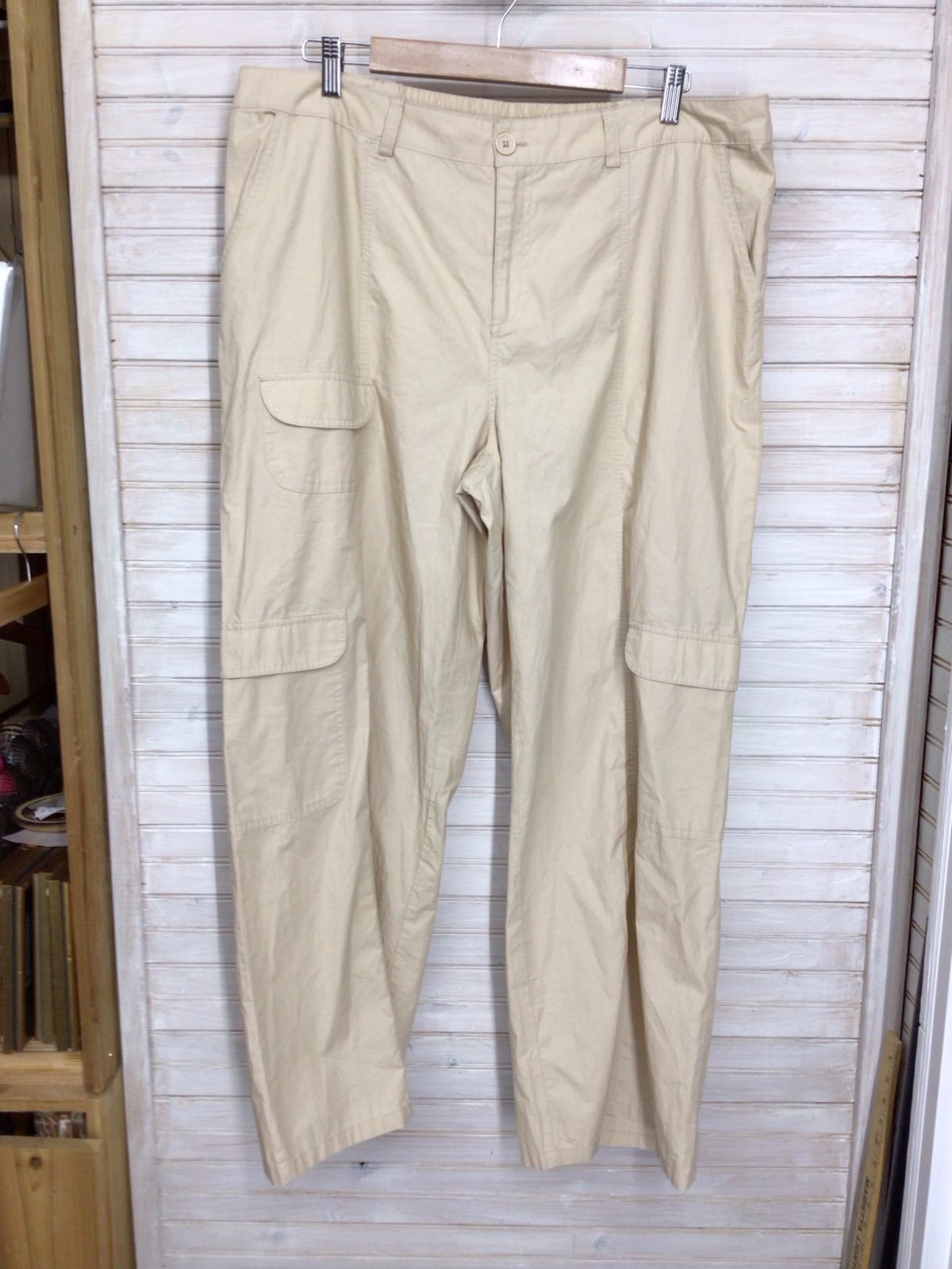 Discounted NWOT Wild Fable Women’s XL Tan Cotton Parachute Cargo Pants Wide Leg JThQdNG2H Zero Profit 