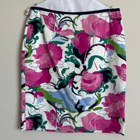 Elegant NWOT Talbots floral Pencil Skirt Size 6p lgU31d