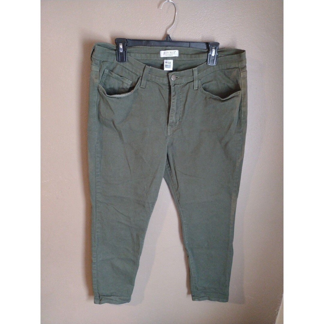 Stylish Judy Blue Skinny Fit Pants Women’s Size 15 / 32 Green LJuQ8EUFm Great