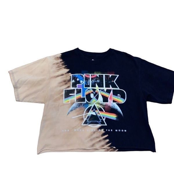 Nice Pink Floyd Dark side of the moon cropped Tee shirt sleeve Large NL73RJ8OC Hot Sale
