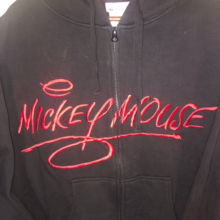 Custom Micky Mouse Walt Disney Zipper Sweatshirt Size L