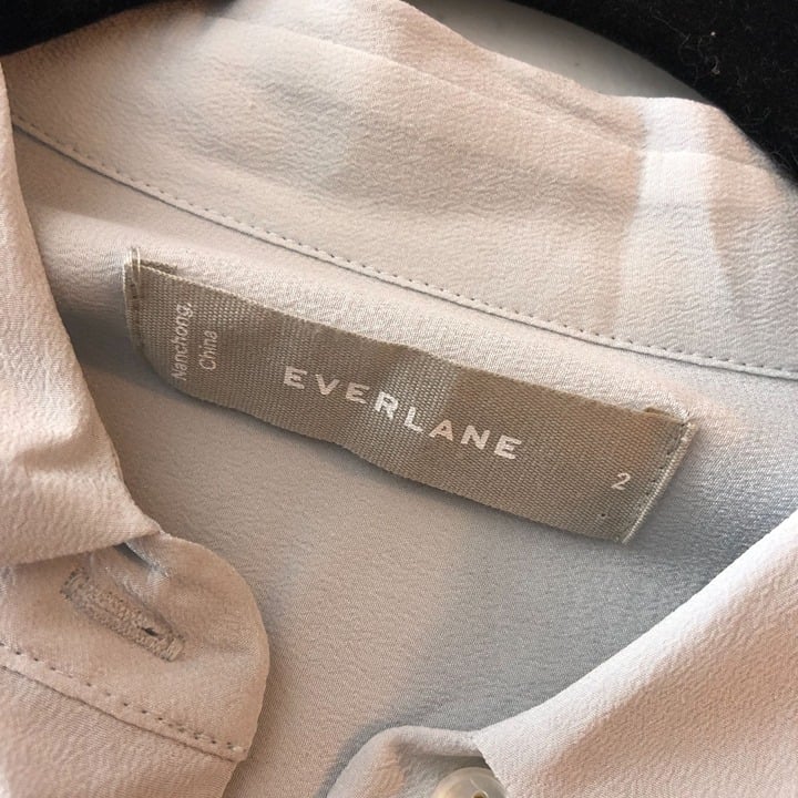 Comfortable Everlane Womens The Washable Clean Silk Short-Sleeve Square Shirt Sky Blue 2 JxFfHHSp0 Store Online