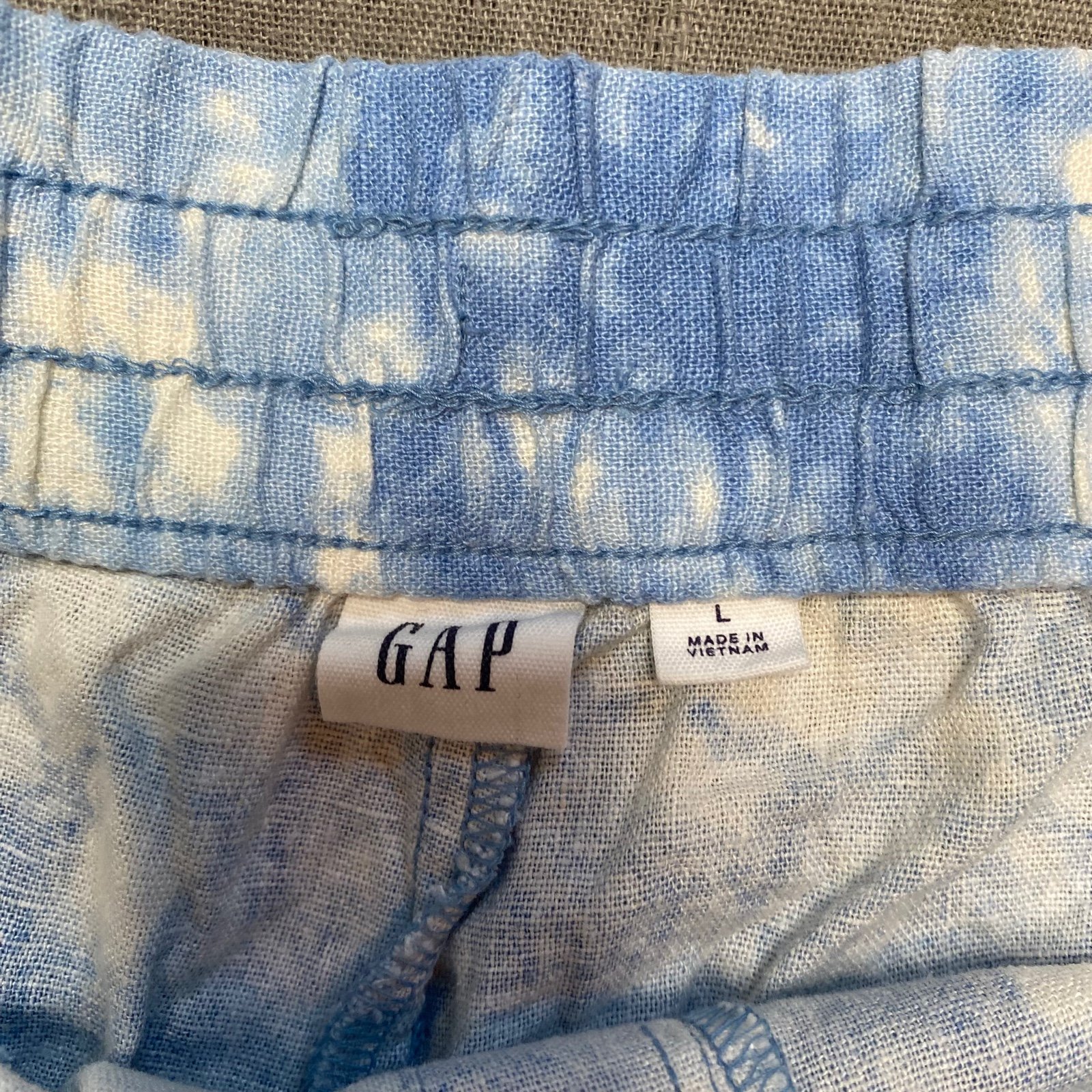 The Best Seller Tie dye blue and white pull on shorts pOb15oeAC best sale