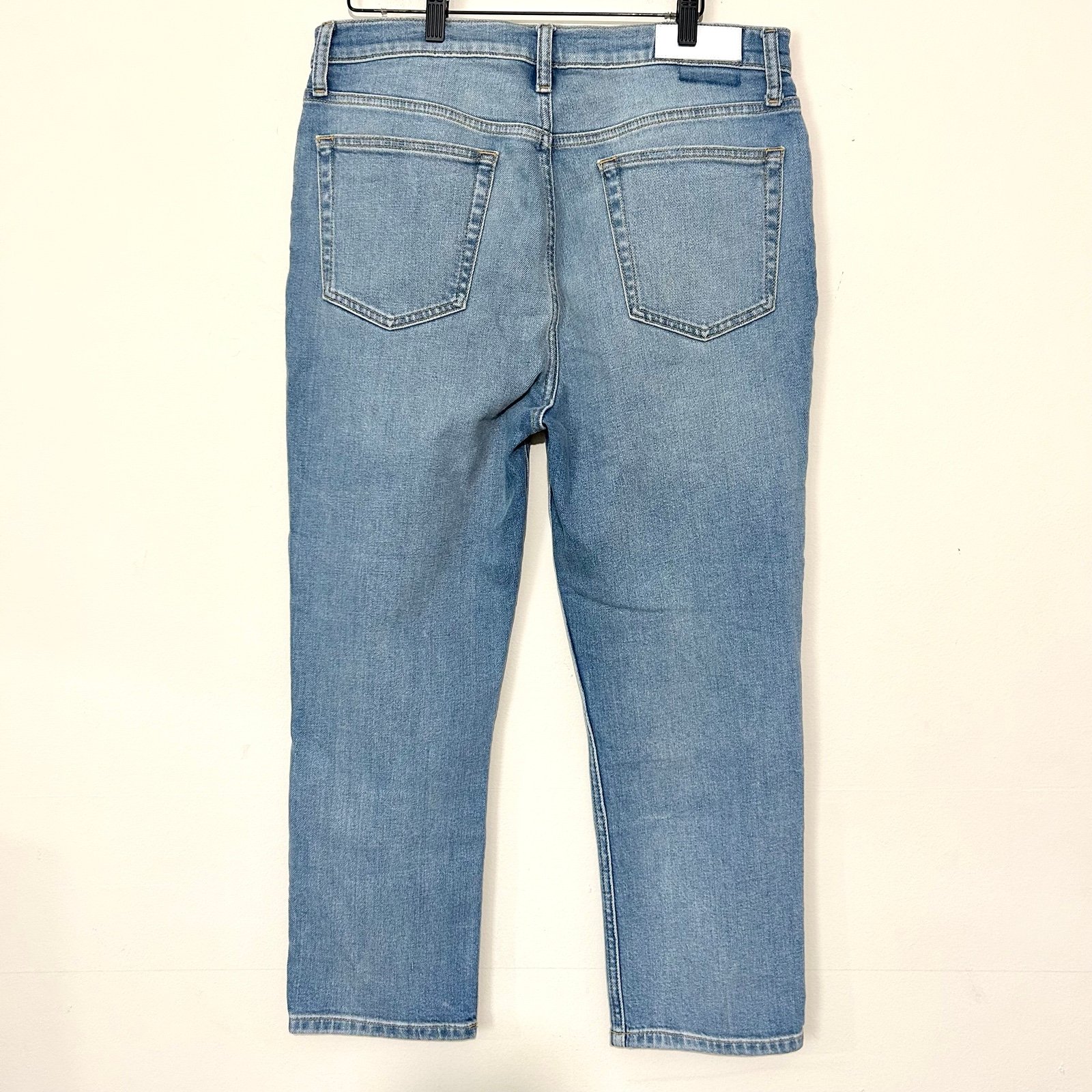 reasonable price Re/Done 90s High Rise Ankle Crop Jeans in Worn Blue SIZE 32 LJDizhQfT Fashion