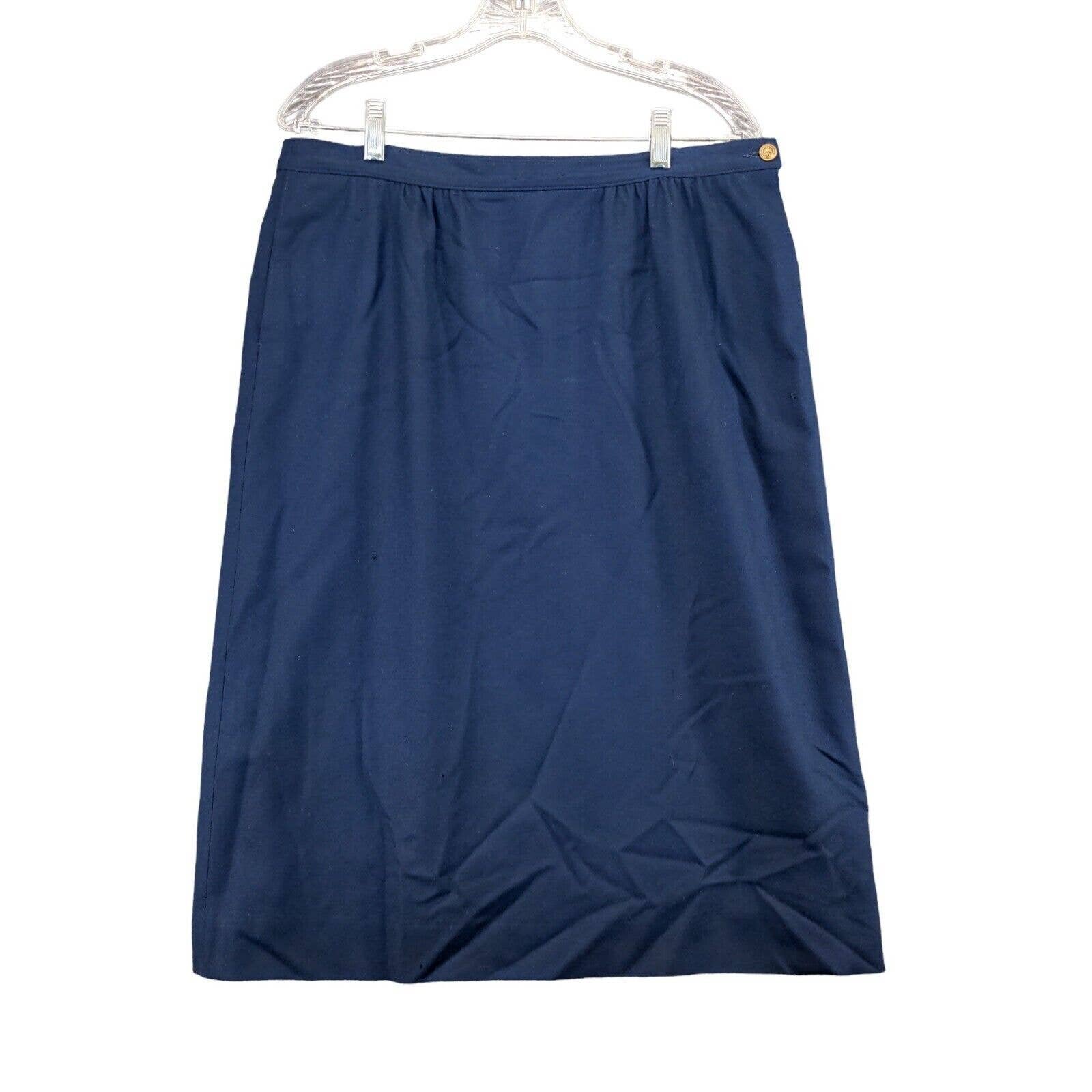 Custom Vintage Pendleton Pencil Skirt Womens Size 16 Bl