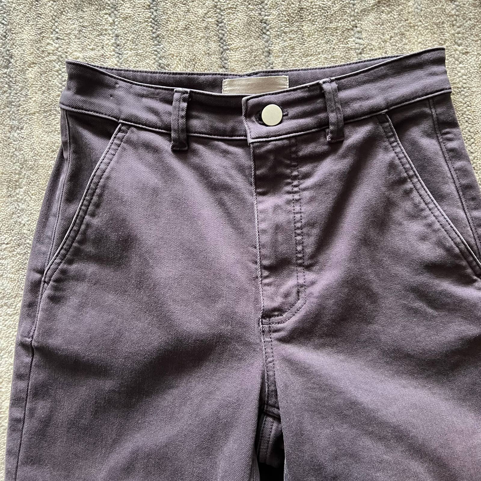 the Lowest price Everlane The Straight Leg Crop Jeans Pants Cropped High Rise Shadow Purple 2 25 PoR45dXEH US Outlet