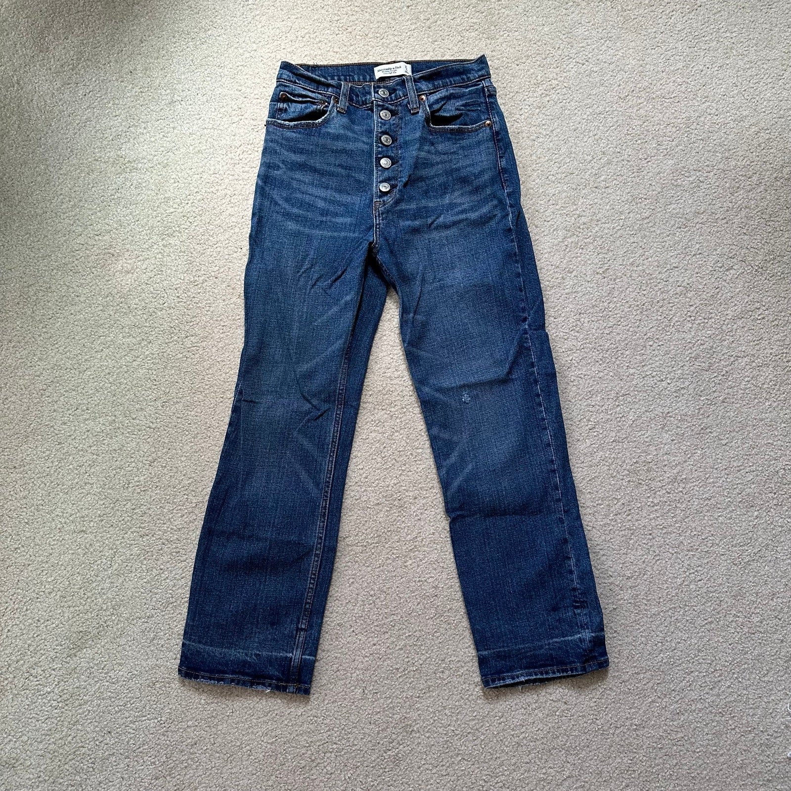 Affordable Abercrombie Ankle Straight Ultra High Rise Jeans HzRVTLD6z for sale