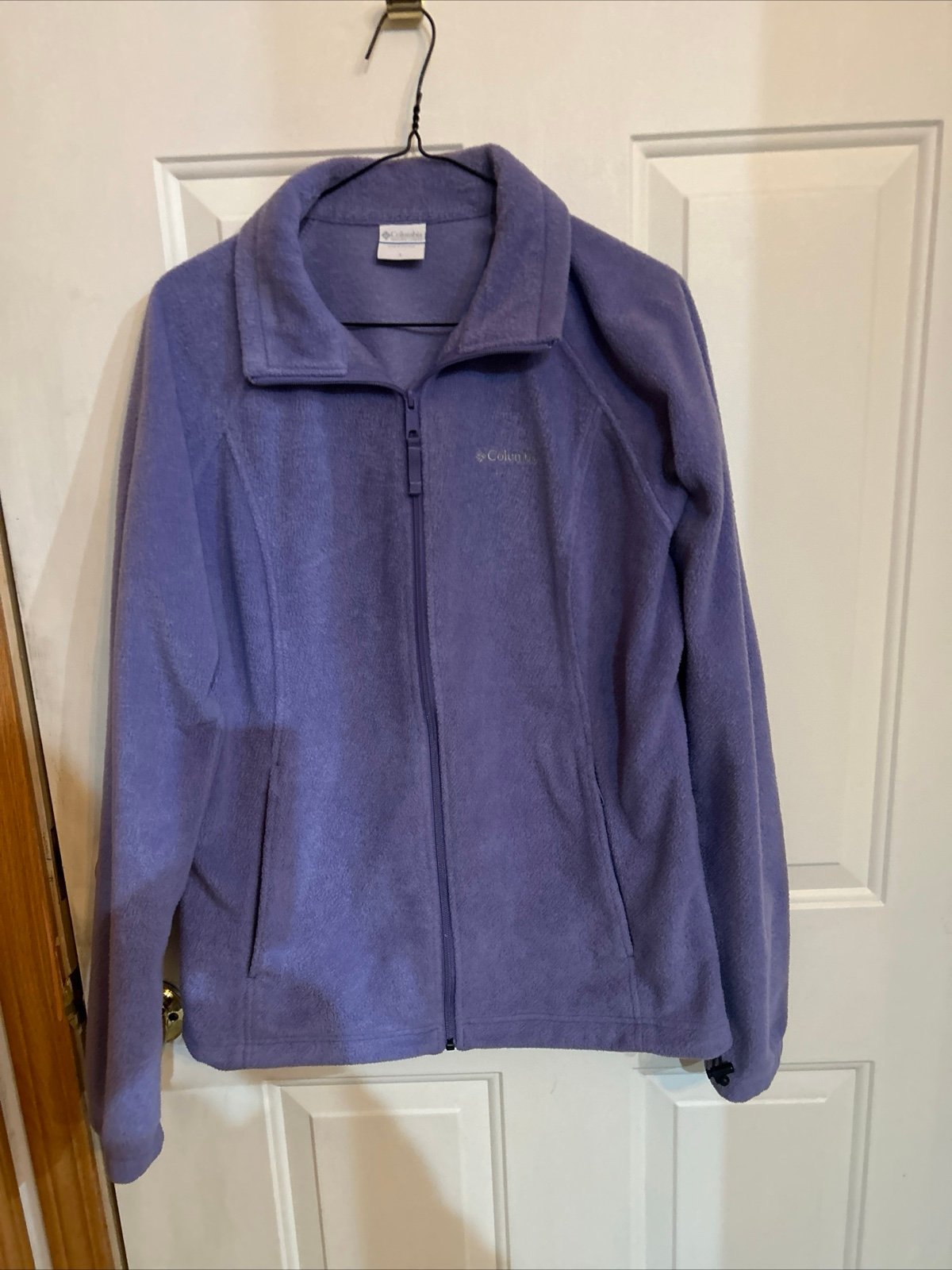 Buy Columbia Fleece Womens Large Full Zip Pullover Purple Outdoors Hiking Jacket FFy4TwSui Factory Price