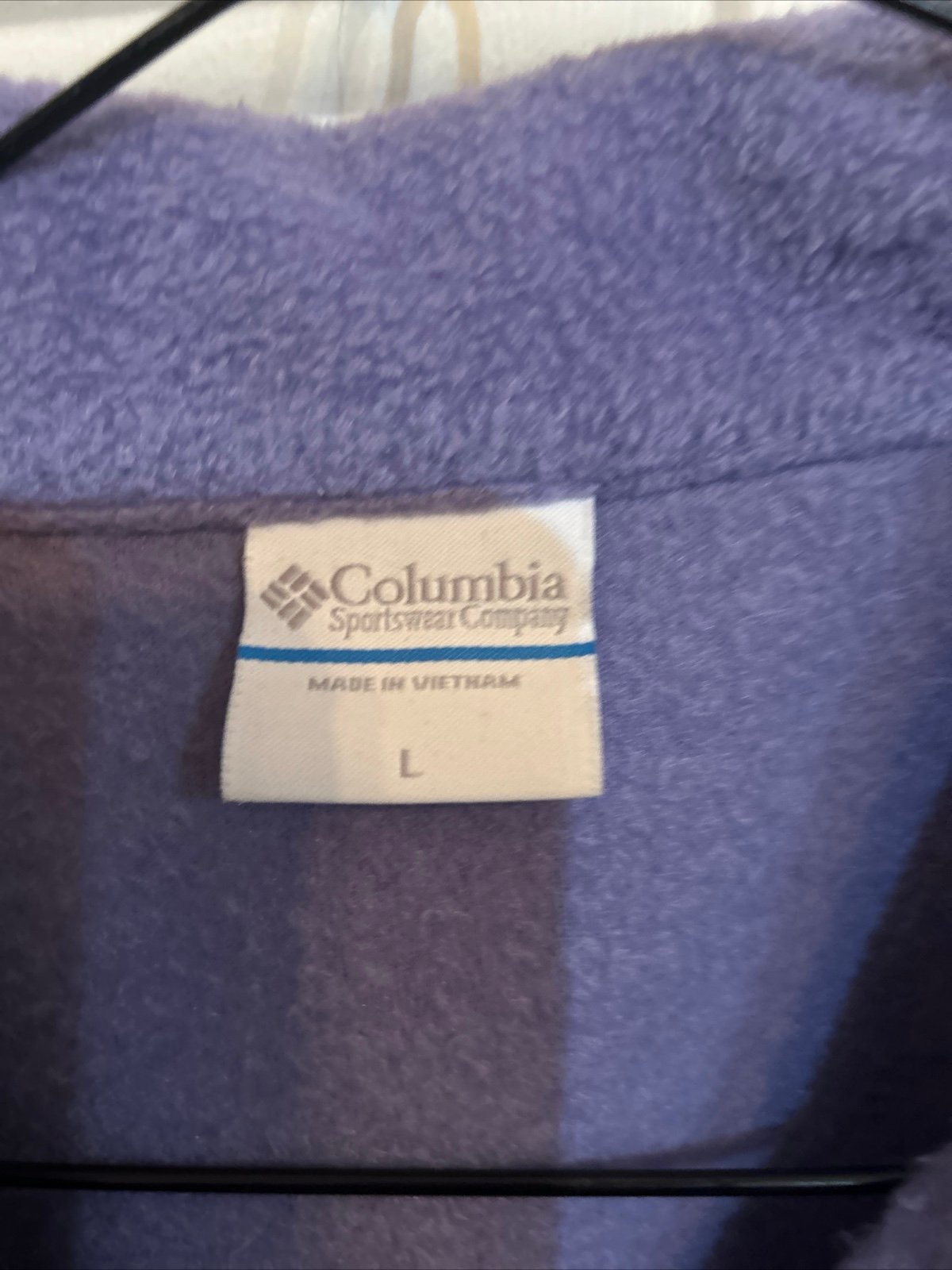 Buy Columbia Fleece Womens Large Full Zip Pullover Purple Outdoors Hiking Jacket FFy4TwSui Factory Price