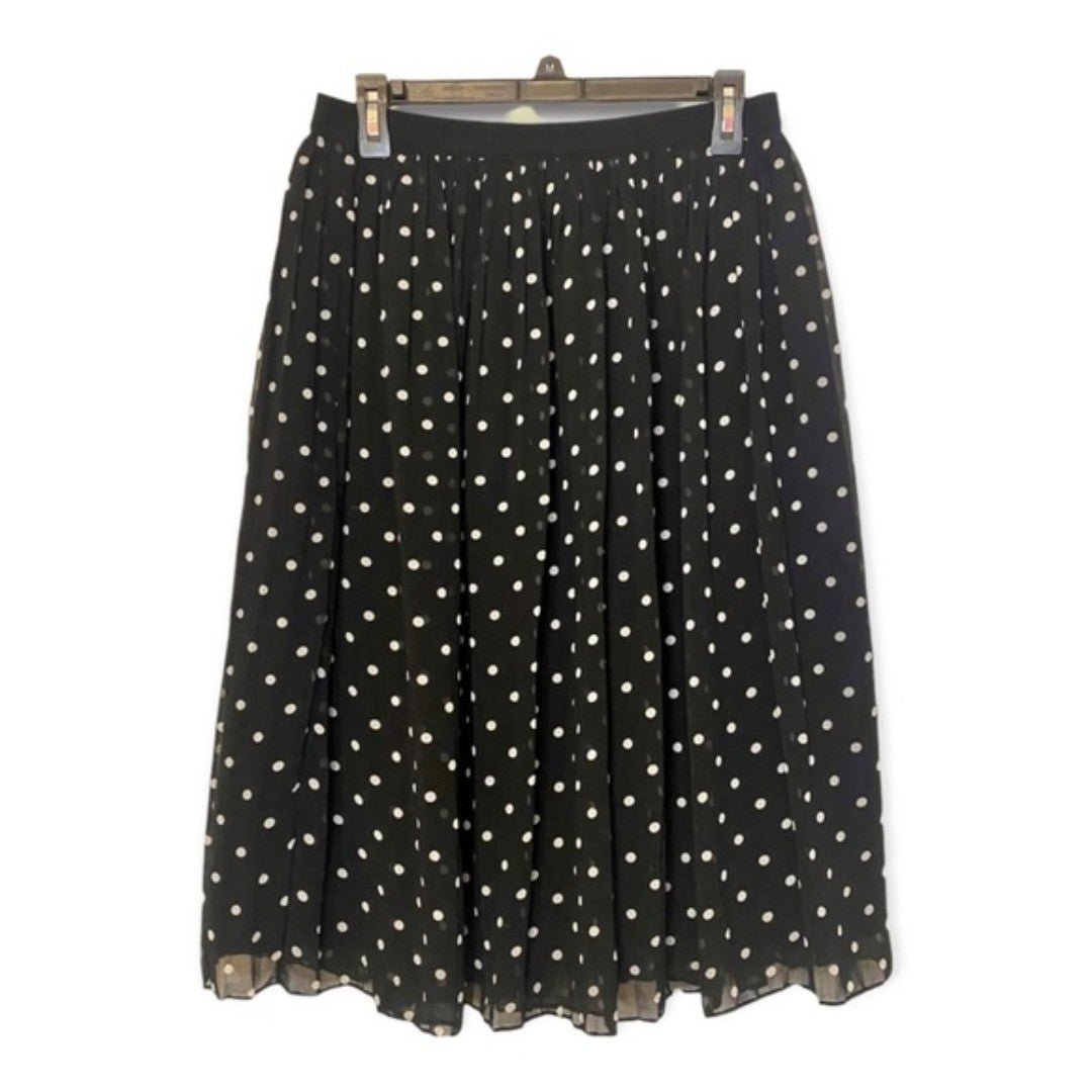 where to buy  A New Day Black and White Polka Dot Pleated Skirt - Size Medium - so cute kVD2n3Mm2 Factory Price