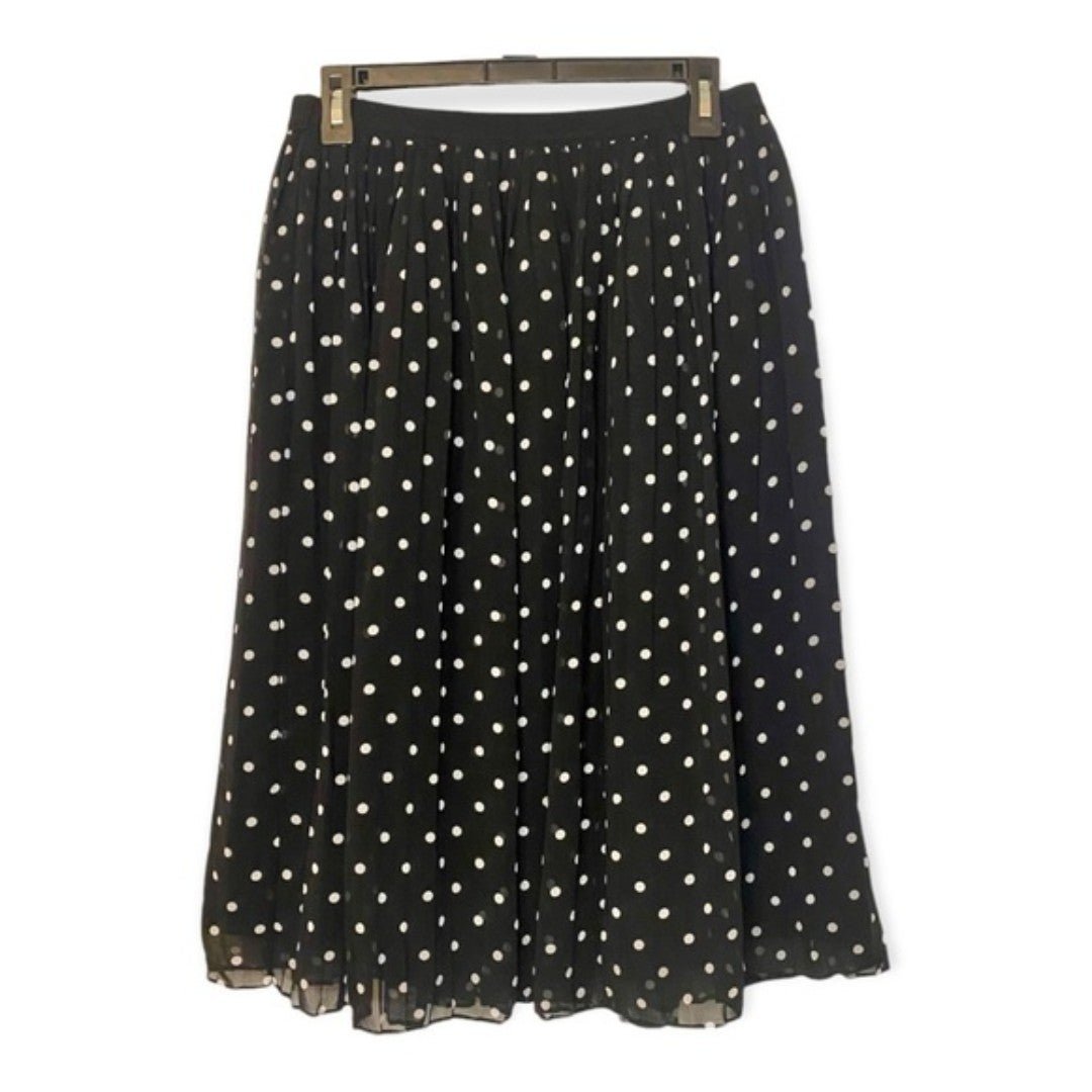 where to buy  A New Day Black and White Polka Dot Pleated Skirt - Size Medium - so cute kVD2n3Mm2 Factory Price