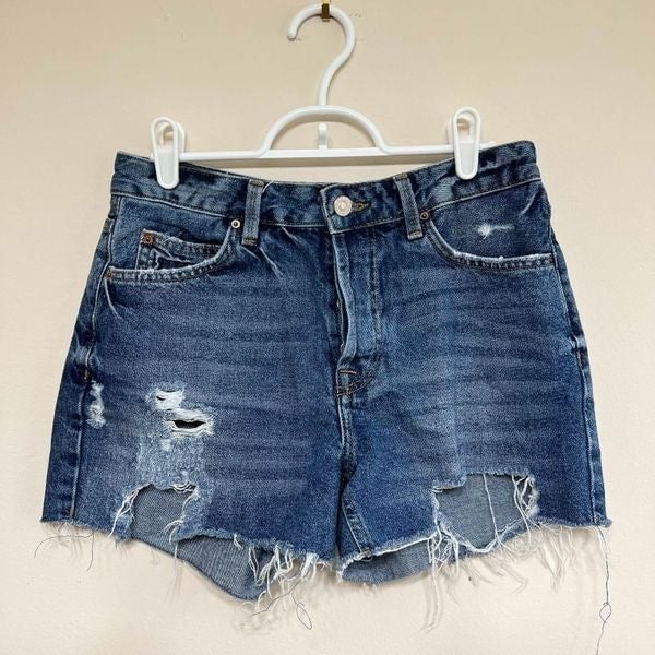 save up to 70% Topshop Ashley Moto Distressed Jean Shor
