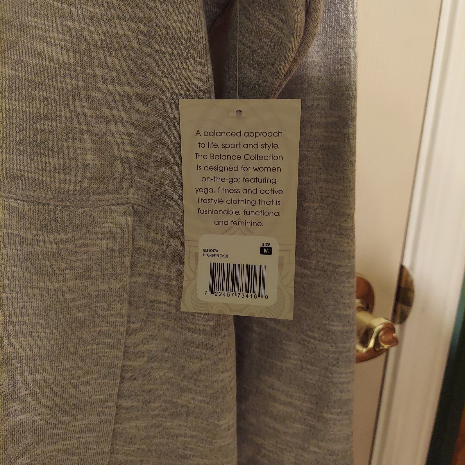 Cheap Balance Collection Womens Size Medium Drawstring Cowl Neck Fleece Pullover kvOYJd1M1 Discount