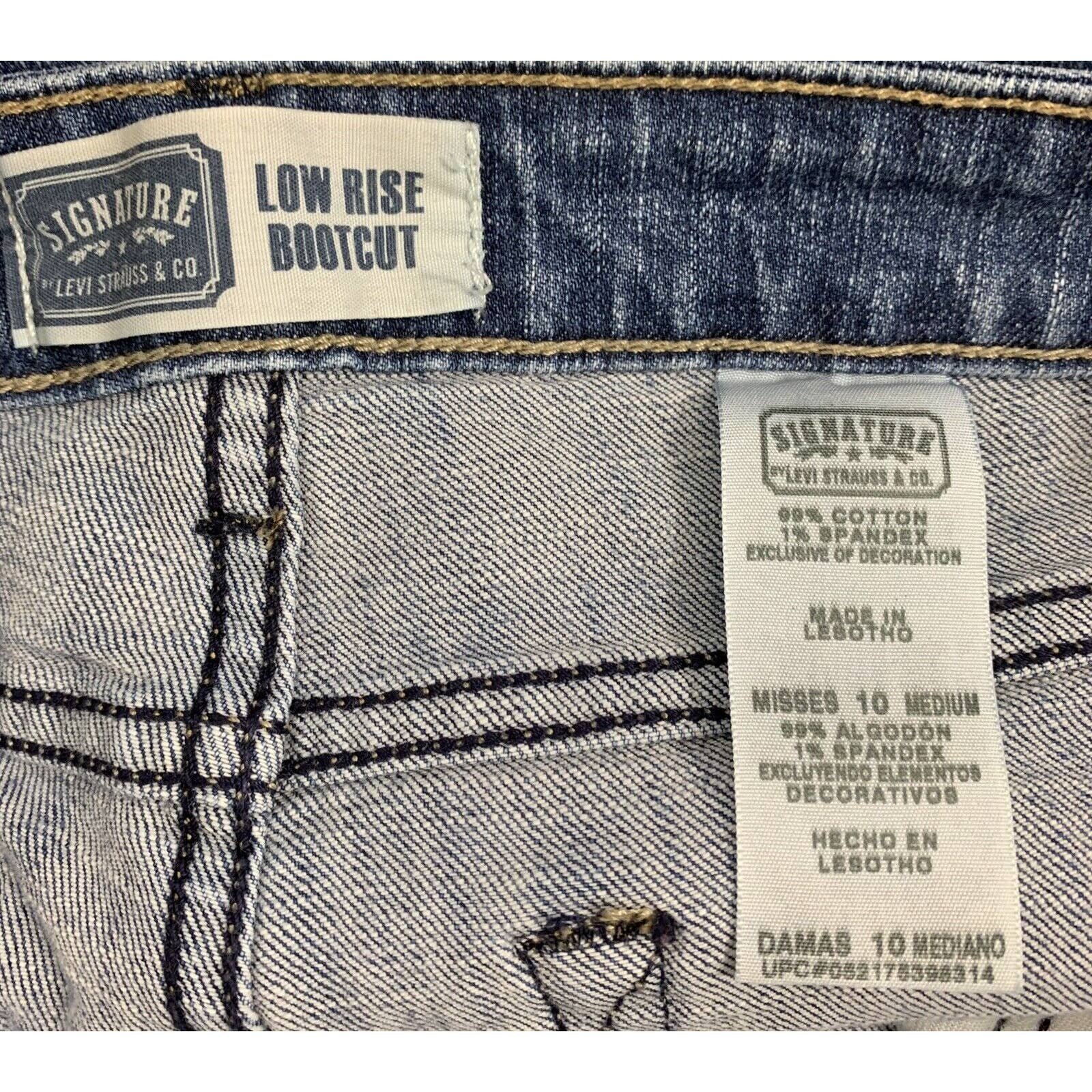 large selection Levi Strauss Signature Jeans Womens 10 Bootcut Low Rise Medium Wash Denim pkObXBi3R New Style