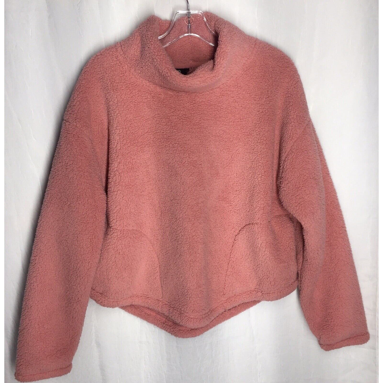 Custom All In Motion Sherpa XL Woman’s Pink Cowl Neck P