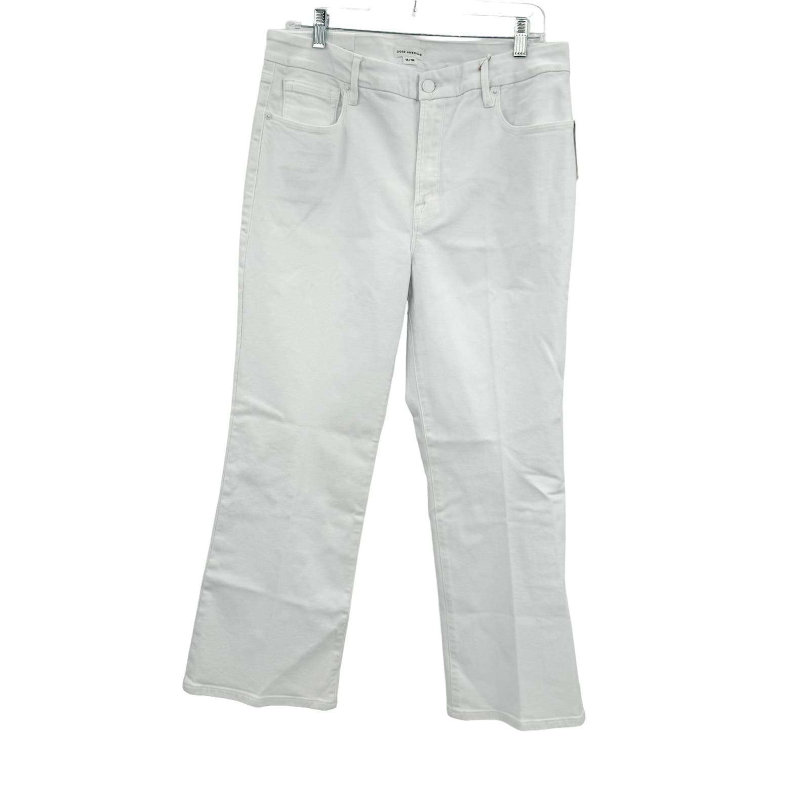 good price Good American Women´s White Good Legs Crop Mini Boot Jean Size 14/32 NWT j3szuBSXb US Sale