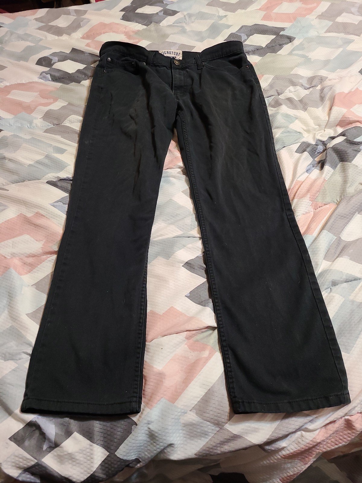 Discounted Signiture skinny black jeans w.36 L-32. See pictures for details on measurements laB0JoI1U Zero Profit 