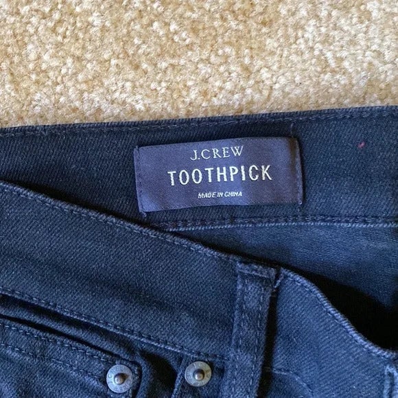 Beautiful J crew toothpick black ankle jeans 28 skinny JEeRjInUD Online Shop