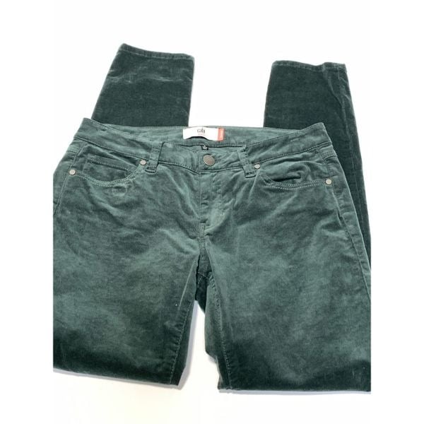 good price CAbi skinny, dark forest green corduroy pants, size 6 hCqRRuALt just for you