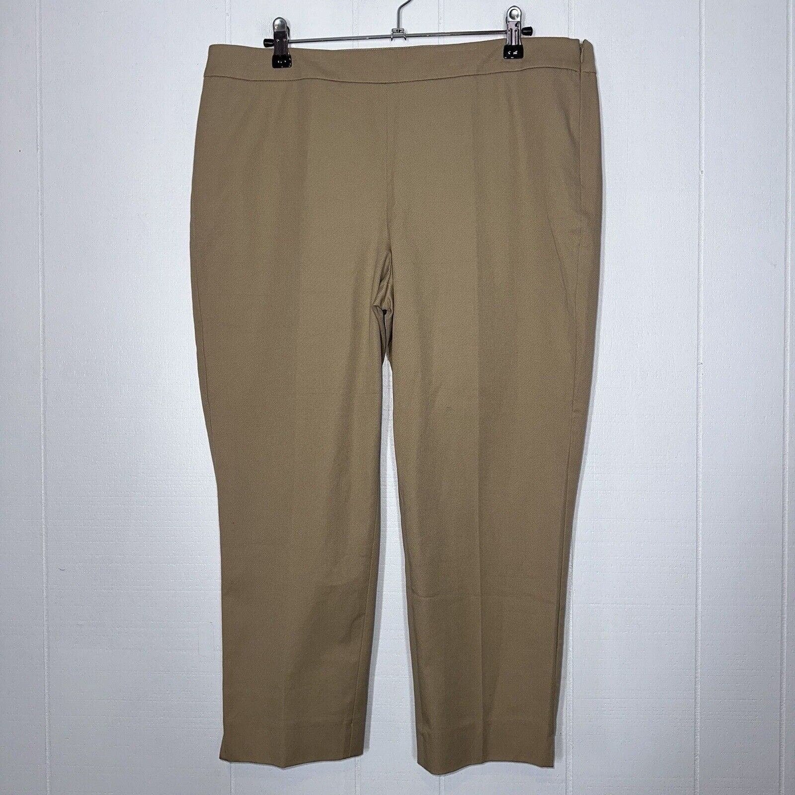 Discounted Talbots Women’s Chatham Crop Khaki Pants Siz