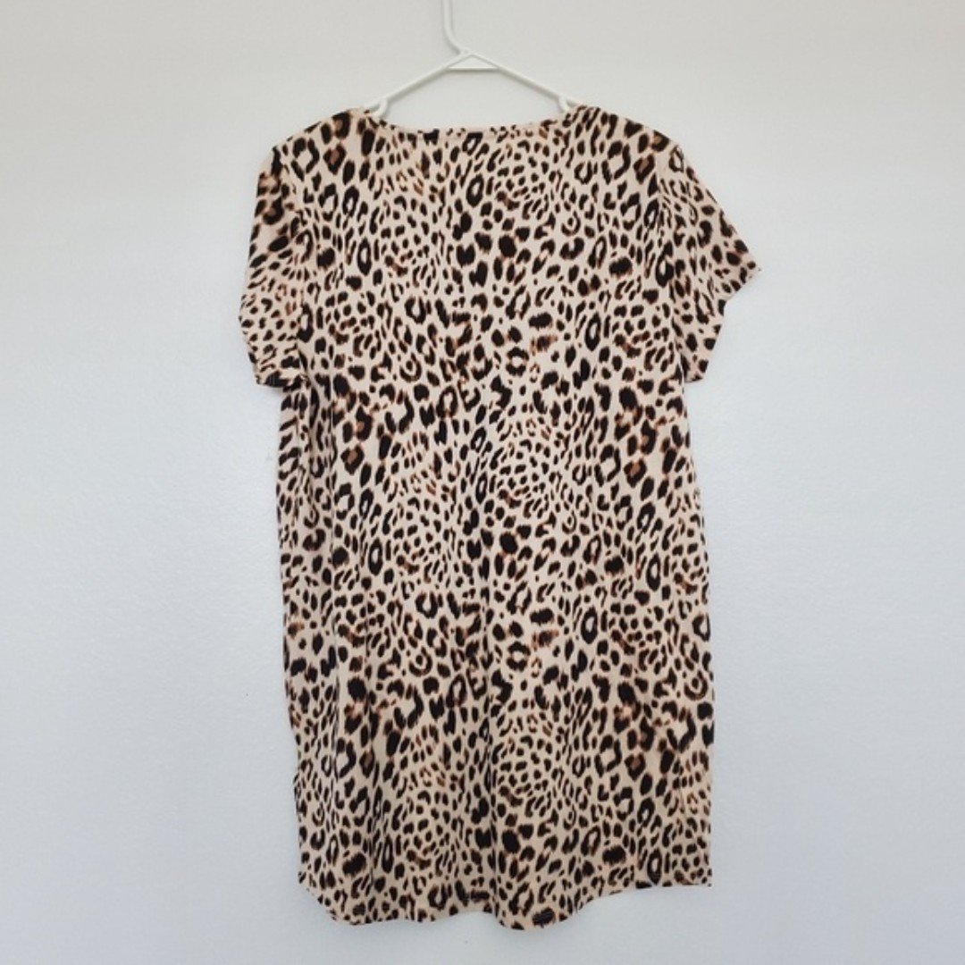 Perfect NWT Victoria´s Secret | Cotton Signature V Leopard Print T-Shirt Dress jw7XNAv4m just for you