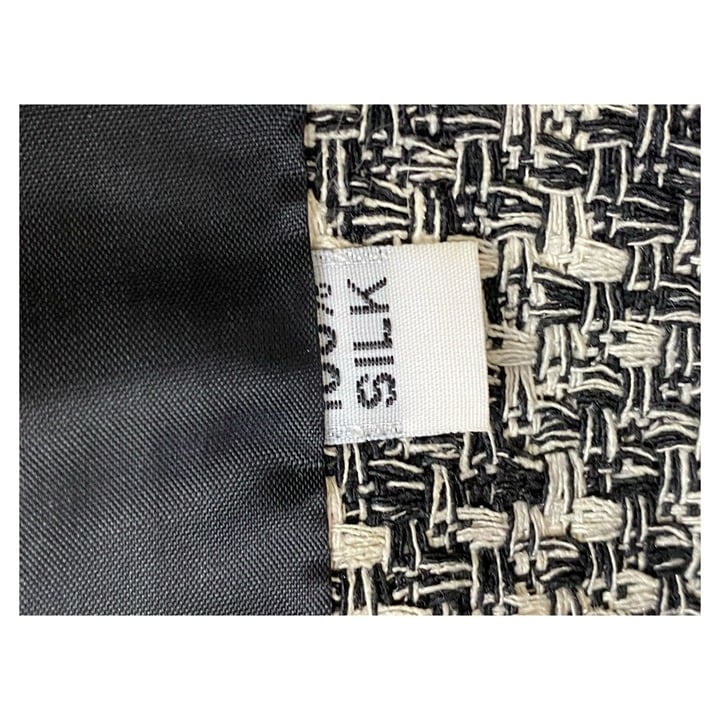 Special offer  Gallant NY Tweed 100% Silk Vintage Blazer Jacket Black / Cream Women´s Sz 10 HovWdKRak Buying Cheap