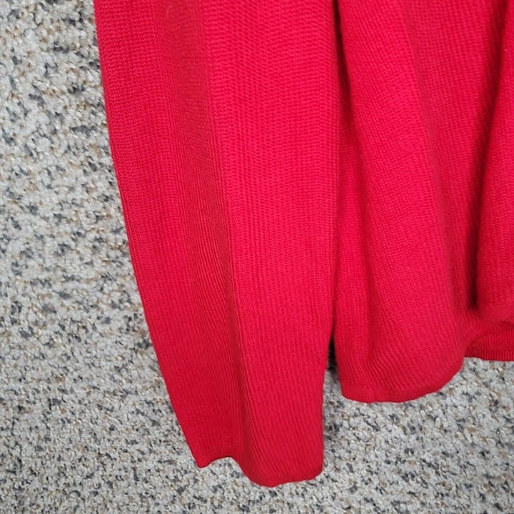Classic J Jill Cardigan Womens LP Petite Large Red Knit Open Front Cotton Blend Casual pQyf6DxgG High Quaity