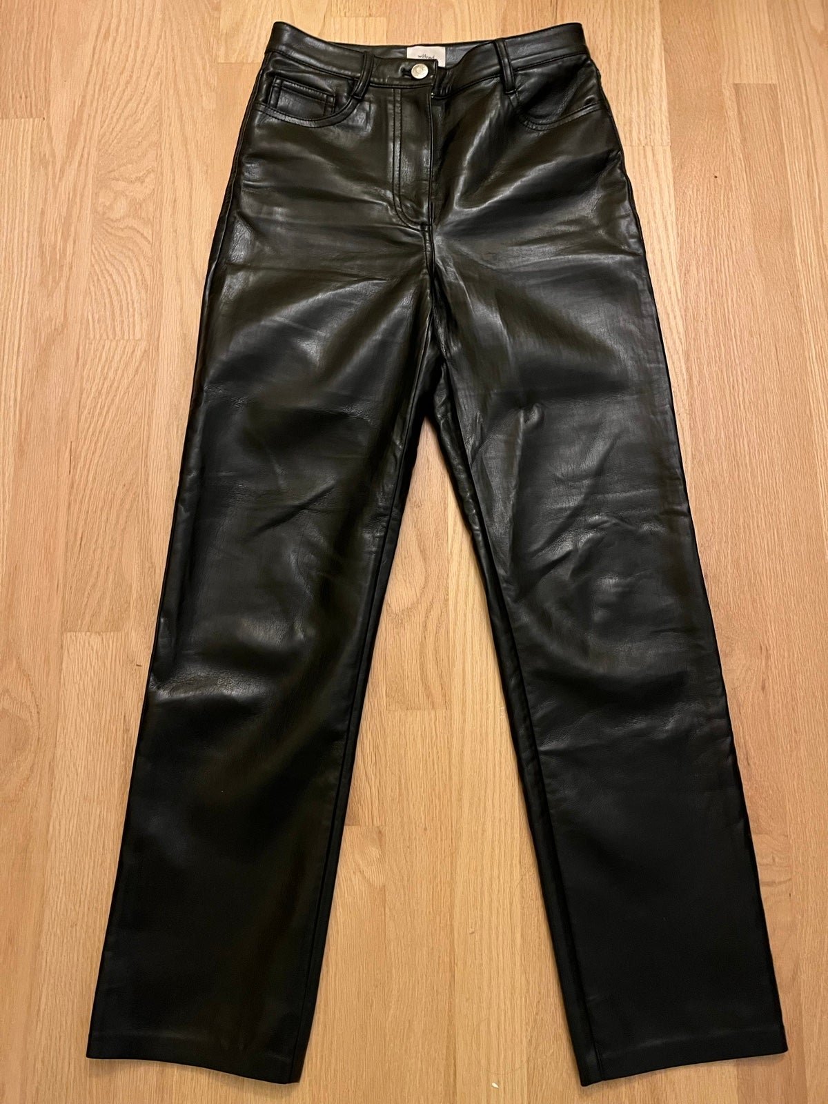 the Lowest price Aritzia High Waisted Leather Pants G30