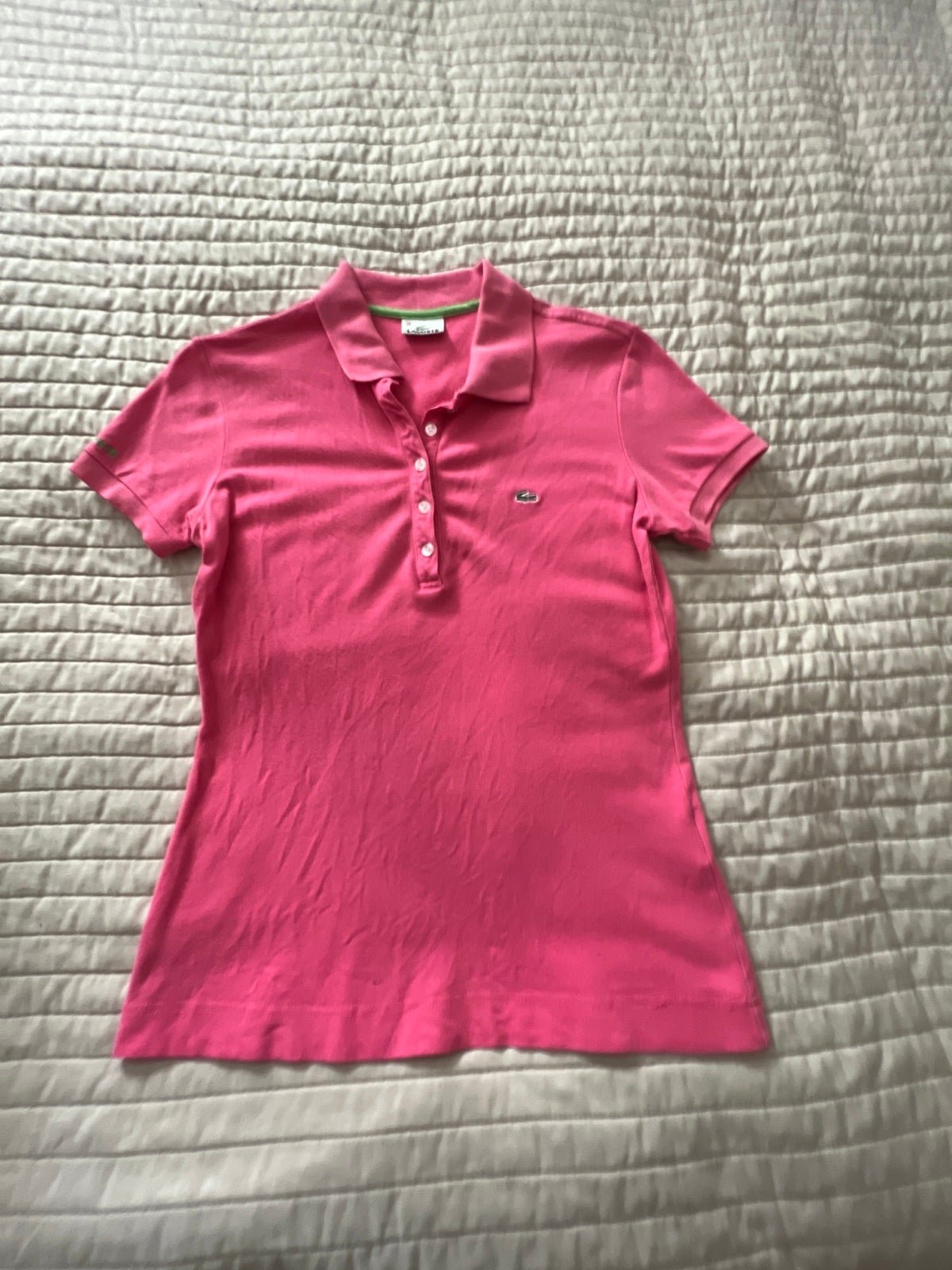good price Lacoste Pink Short Sleeve polo shirt grXpshh