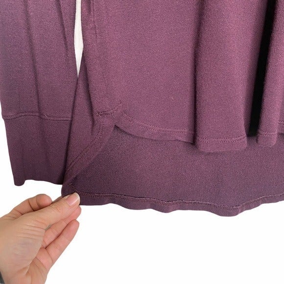 cheapest place to buy  Athleta Oversized Slouchy V-Back Sweatshirt Cassis Purple XS HbOXbgS85 Wholesale
