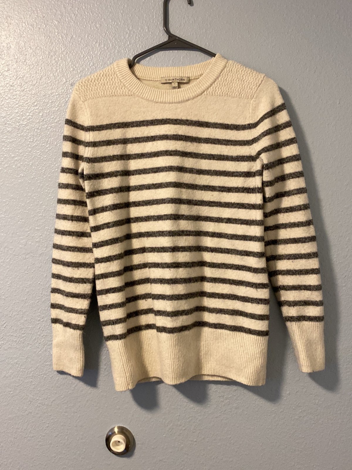 Amazing 41 Hawthorn stripe wool blend Sweater FR7YjIr4j