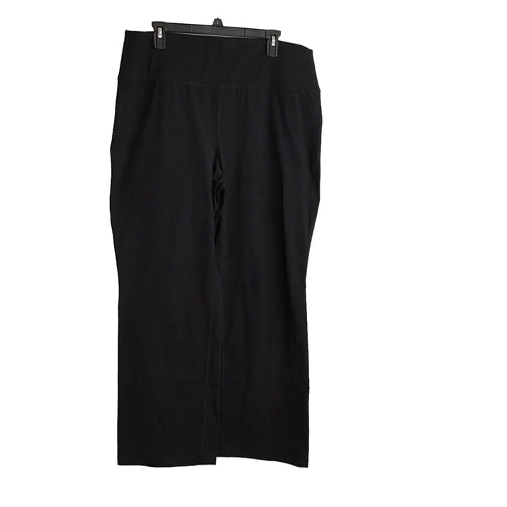 cheapest place to buy  Livi Womens Pants Size 18/20 Black Stretch Wide Waistband Straight Leg # 2153 pOIvhkEWC Cheap