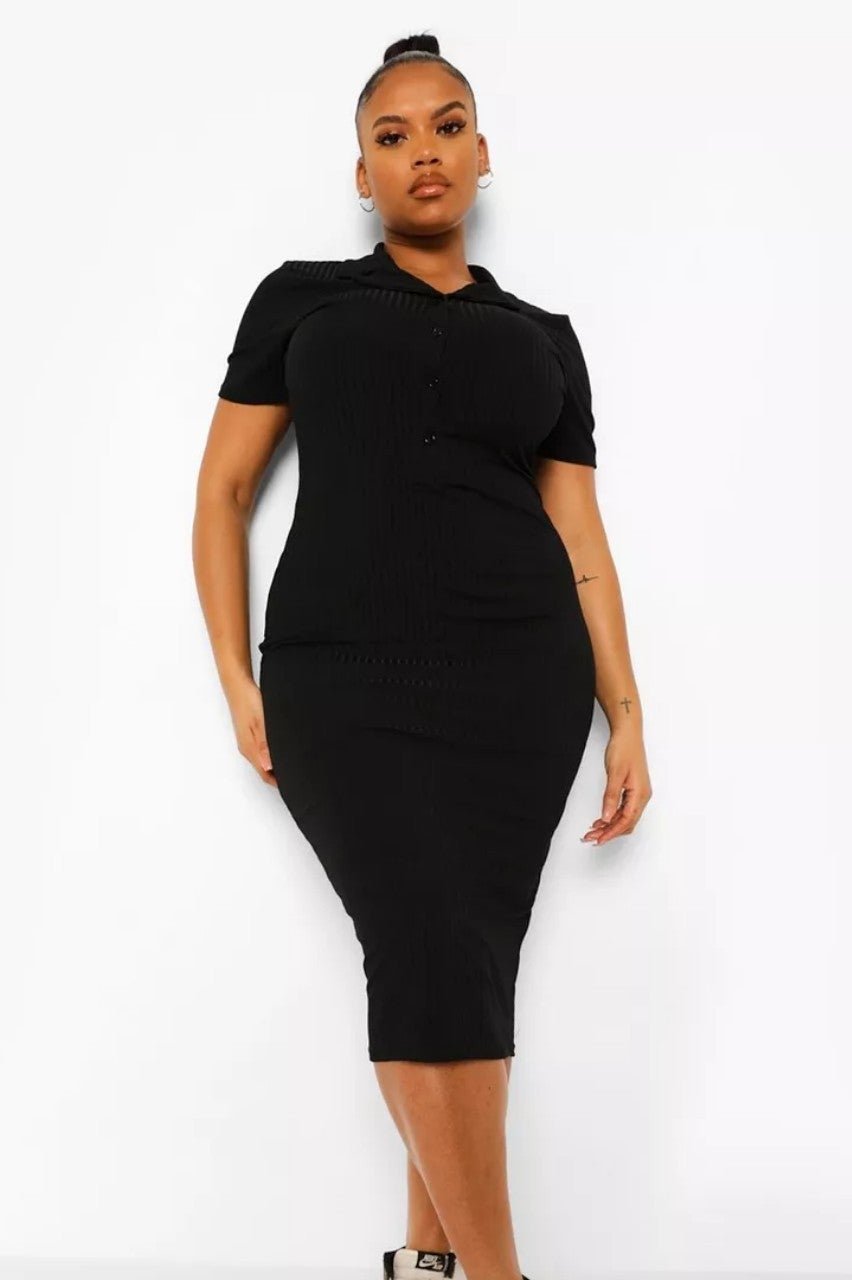 Special offer  Black Knitted “Poster Girl” Dress size M