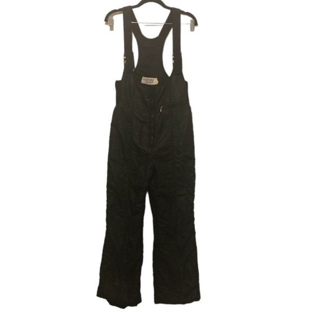 Wholesale price SWING WEST Women´s Vintage Snow Bib Overall Pants Size 12 Black iP3FMuyIC Buying Cheap
