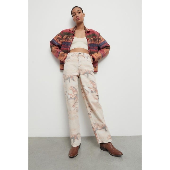 save up to 70% BDG Horse Print Vintage Wash High-Waisted Baggy Jean NEW WITH TAGS PncwWqmbi Great