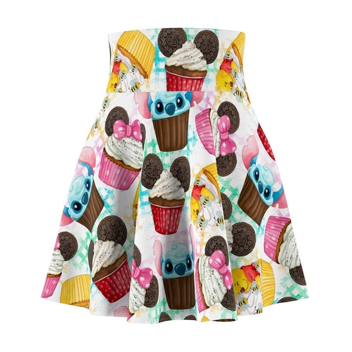 Popular Disney Cupcakes Women´s Skater Skirt k1vzE