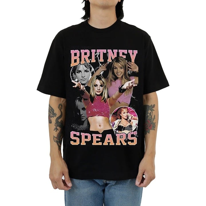 Great Britney Spears Graphic Shirt - Cotton Hip Hop T-Shirt Collection laXKPQ3aa Everyday Low Prices