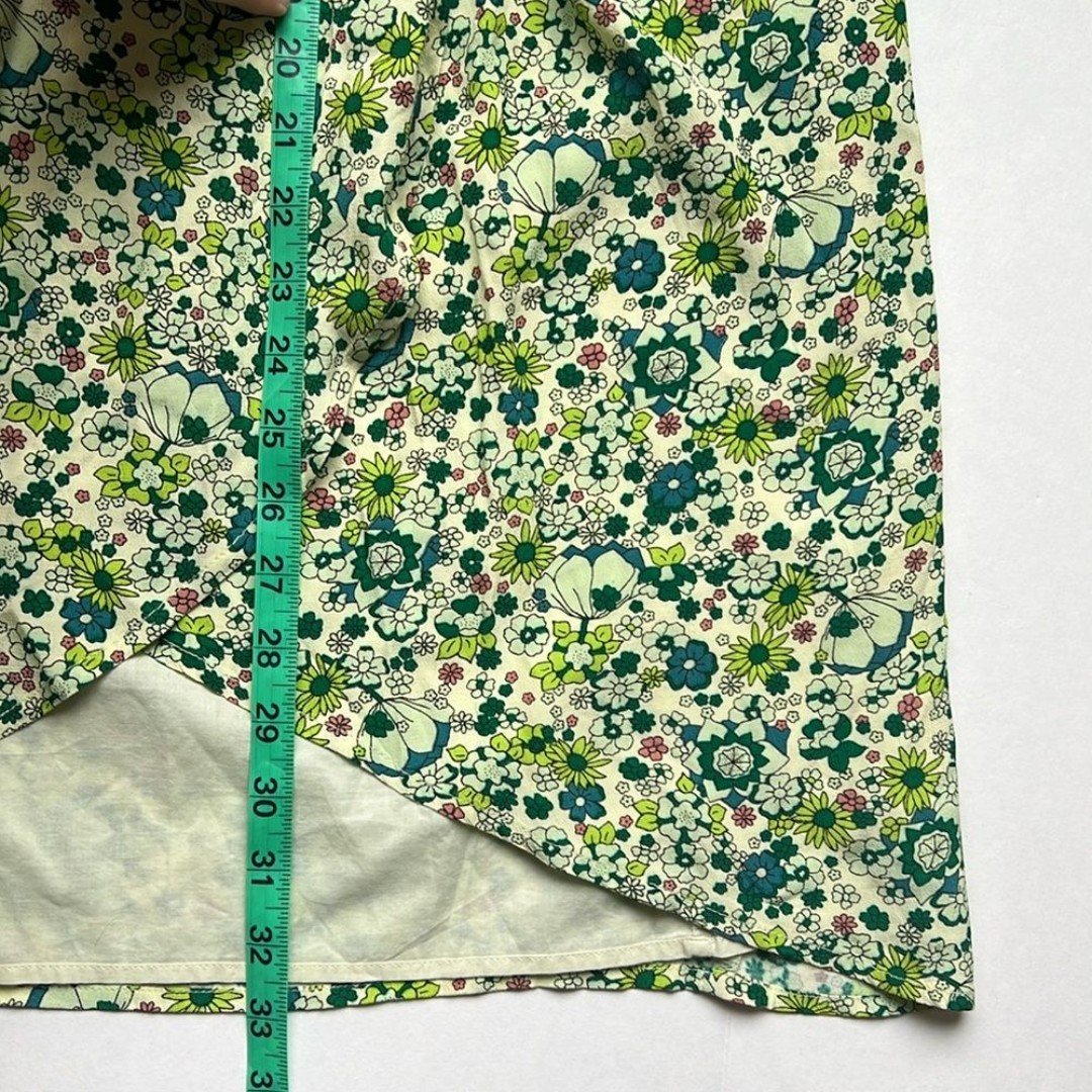 Gorgeous Scotch & Soda x Free People Skirt Green Floral Wrap Midi Size Medium NWT ickuedQka Everyday Low Prices