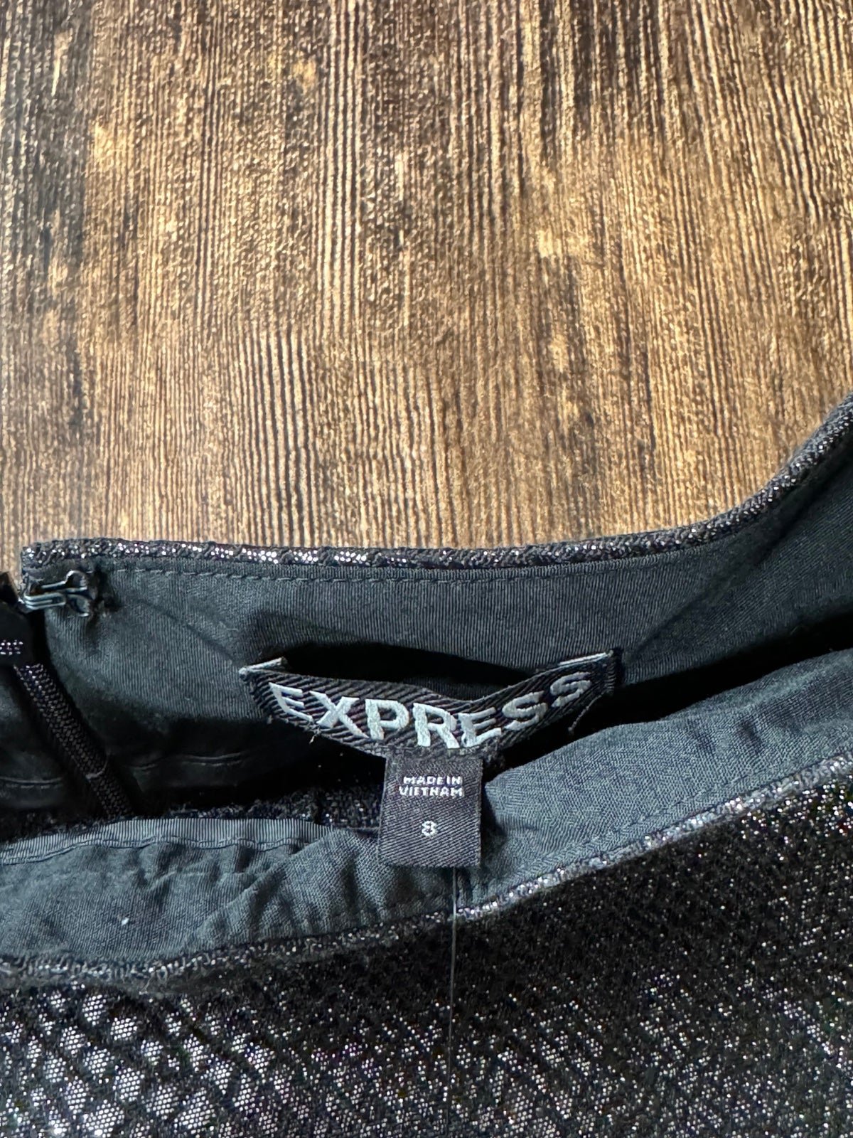 Simple Express Womens 8 Skort Black Silver Snakeskin Skirted Shorts Asymmetrical NWT FZltV4kQ2 Hot Sale