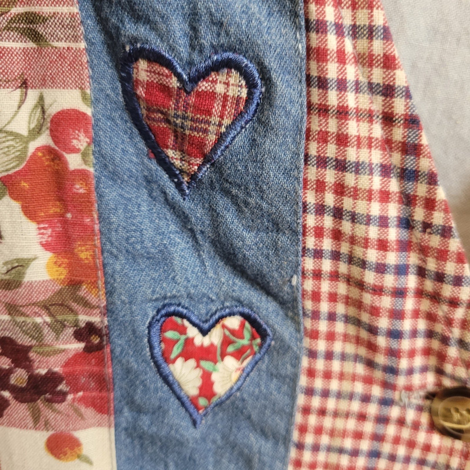 High quality Casey & Max patchwork Vest izfkkuuwl Counter Genuine 