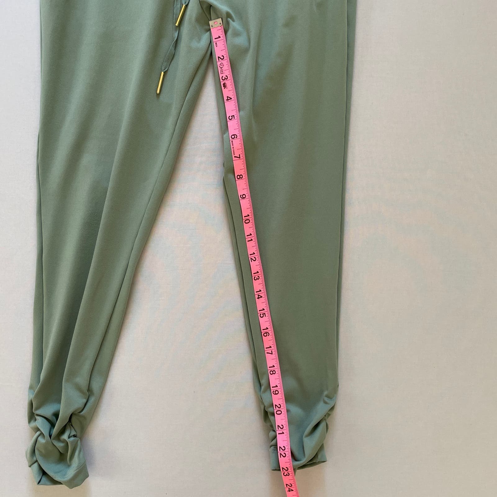 Stylish Gymshark Pants Womens Small Green Whitney Simmons Ruched Joggers Activewear HkfGKU6Iq Online Shop