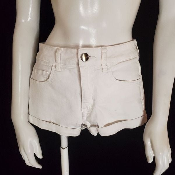 Special offer  American Eagle Outfitters Hi-Rise Shortie White Shorts (4) JJKYFRl8Y Cool